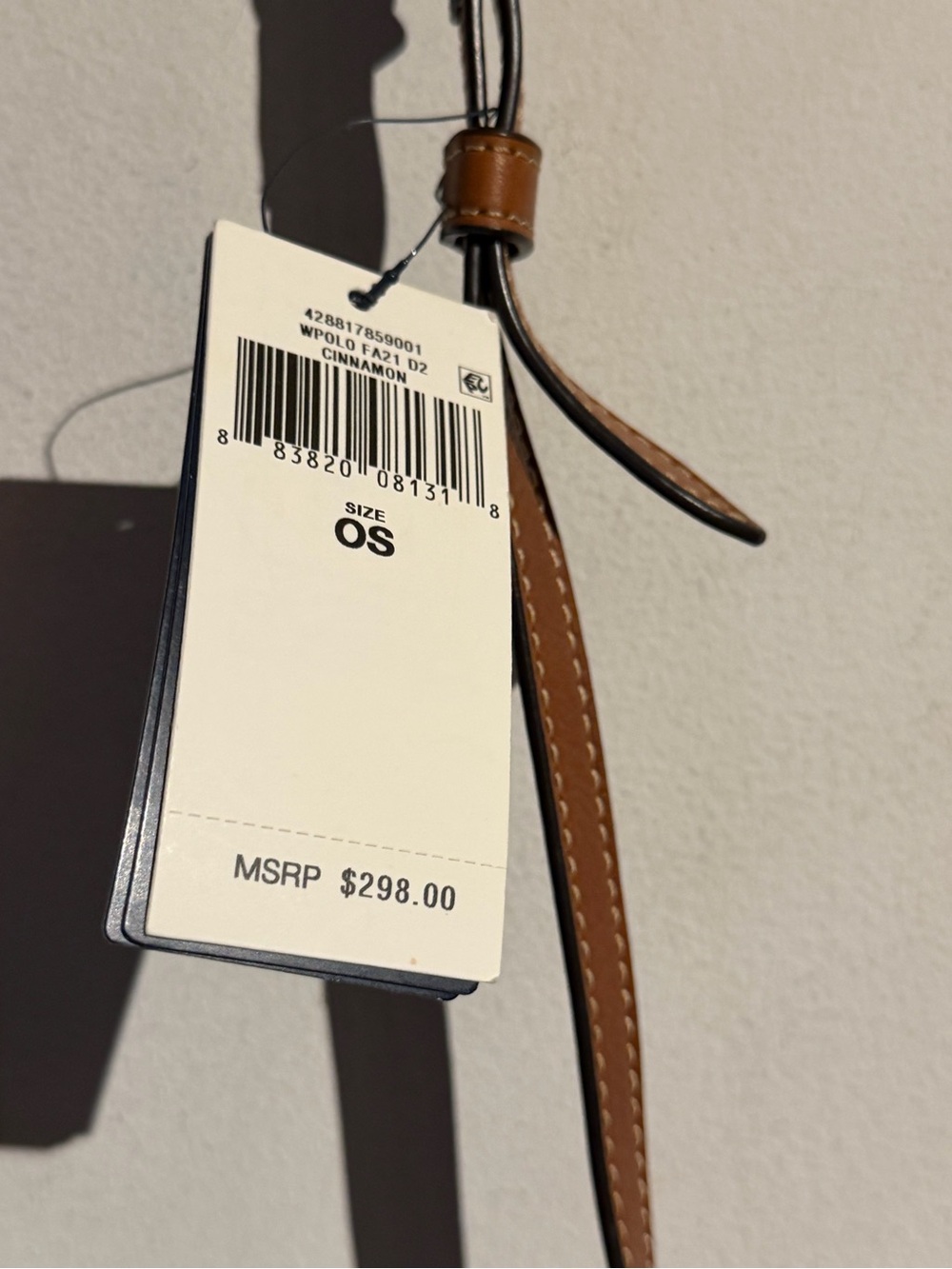 POLO Ralph Lauren Brown Suede Crossbody Bucket Bag - Picture 8 of 8